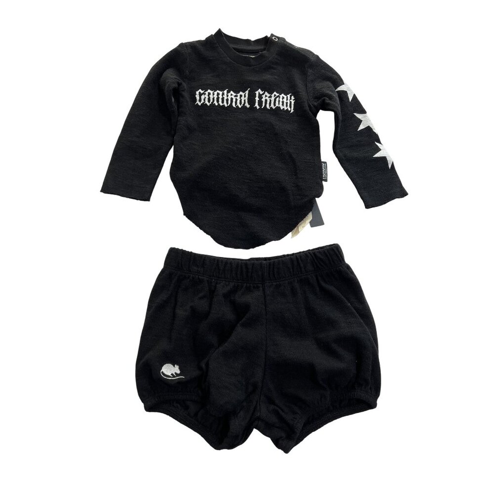 Nununu Watch Out Yoga Set in Black